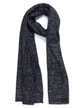 GLITTER Viscose/Polyester Scarf Black/Grey